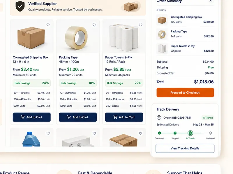 Bulkbridge: E-commerce platform. — web app screen 2