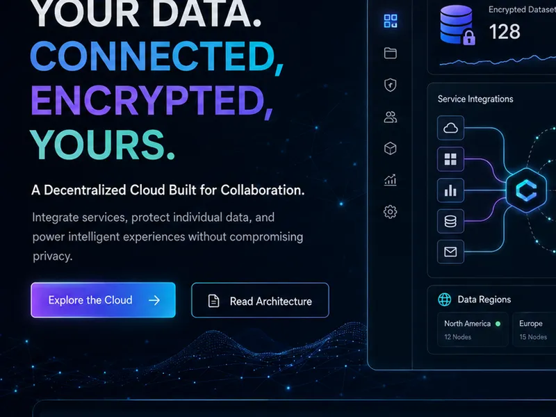 Coverchain: Web3 platform. — web app screen 1