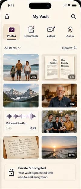 Lifeline: Media platform. — mobile app screen 2