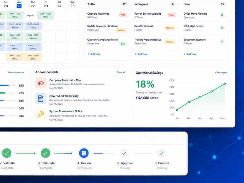 Payforce: one office system instead of five task-specific ones. — web app screen 2