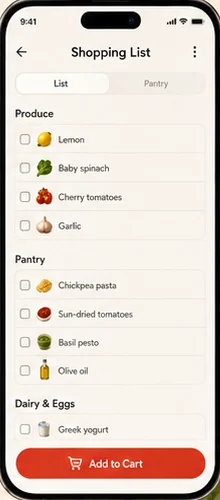 Recipa: Custom application. — mobile app screen 3