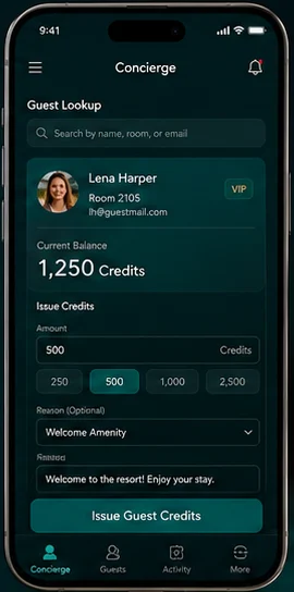 Resortix: Fintech platform. — mobile app screen 1
