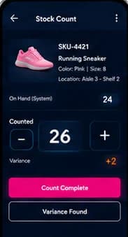 Retailic: Custom application. — mobile app screen 1