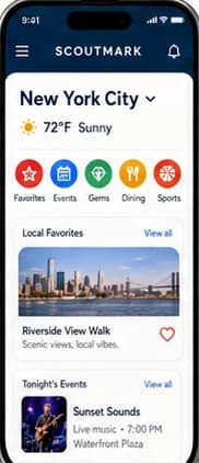 Scoutmark: Custom application. — mobile app screen 1