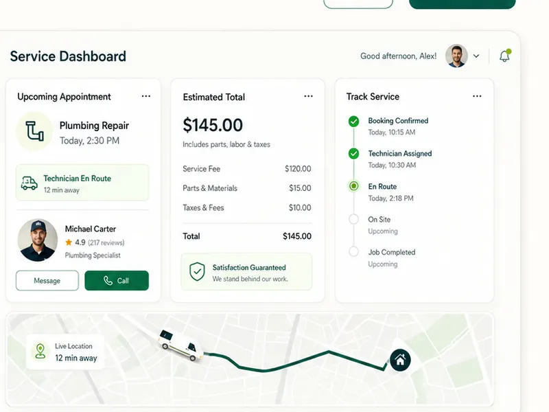 Servora: Custom application. — web app screen 2