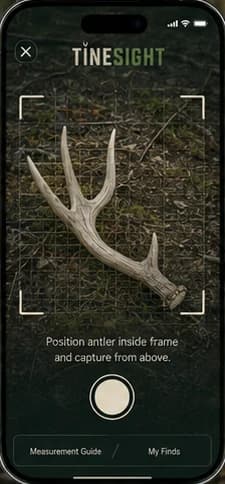Shed Happens: photo-score shed antlers. — mobile app screen 1