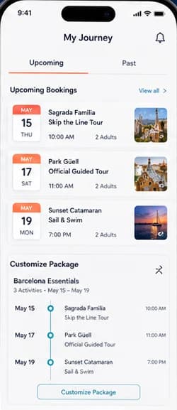 Tunewave: Travel platform. — mobile app screen 3