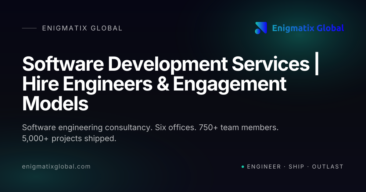 Software Development Services | Hire Engineers & Engagement Models ...